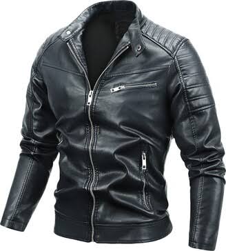 Designer Leather Jacket - Men's Large